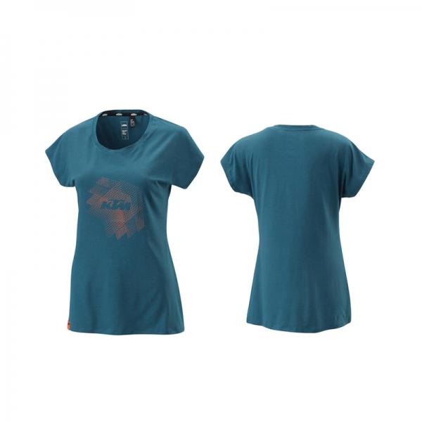 KTM 3PW210019801 WOMEN STYLE TEE T-Shirt Blu Donna