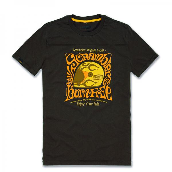 t-shirt hippy scrambler- cabutti motor