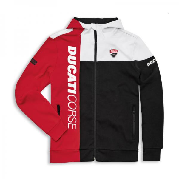 DUCATI 98770080 DC TRACK Felpa Zip Uomo