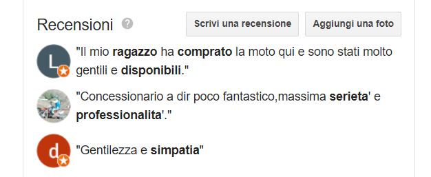 Recensioni Google