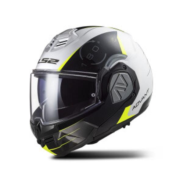 Casco moto LS2 - casco modulare FF906 Advant Codex White Black cod