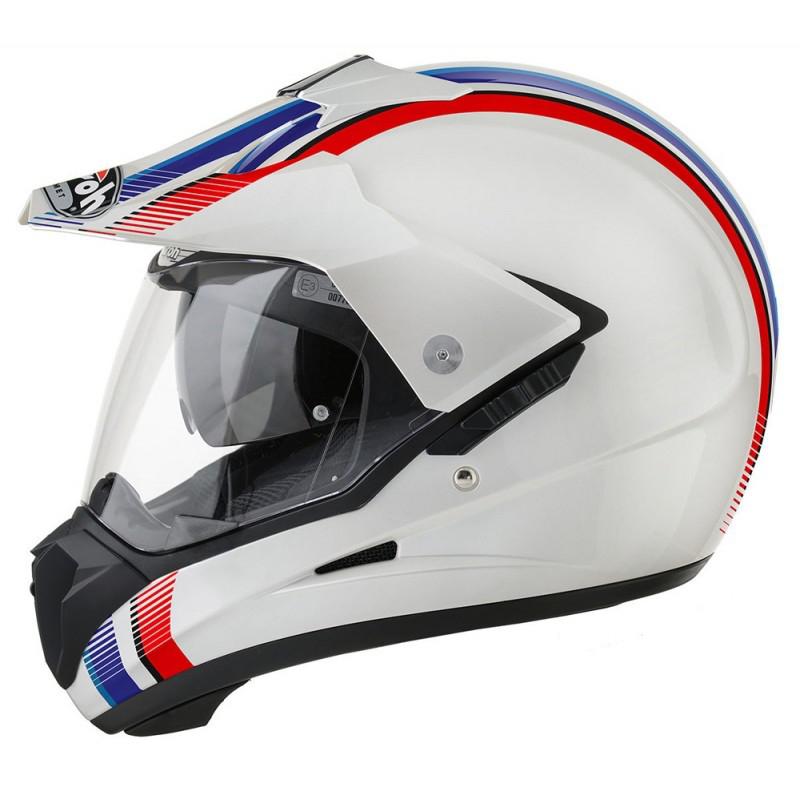 casco integrale AIROH S5 LINE white gloss helmet