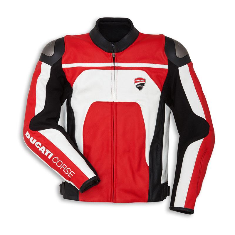 Ducati giacca in pelle uomo Ducati Corse C4 leather jacket 9810452